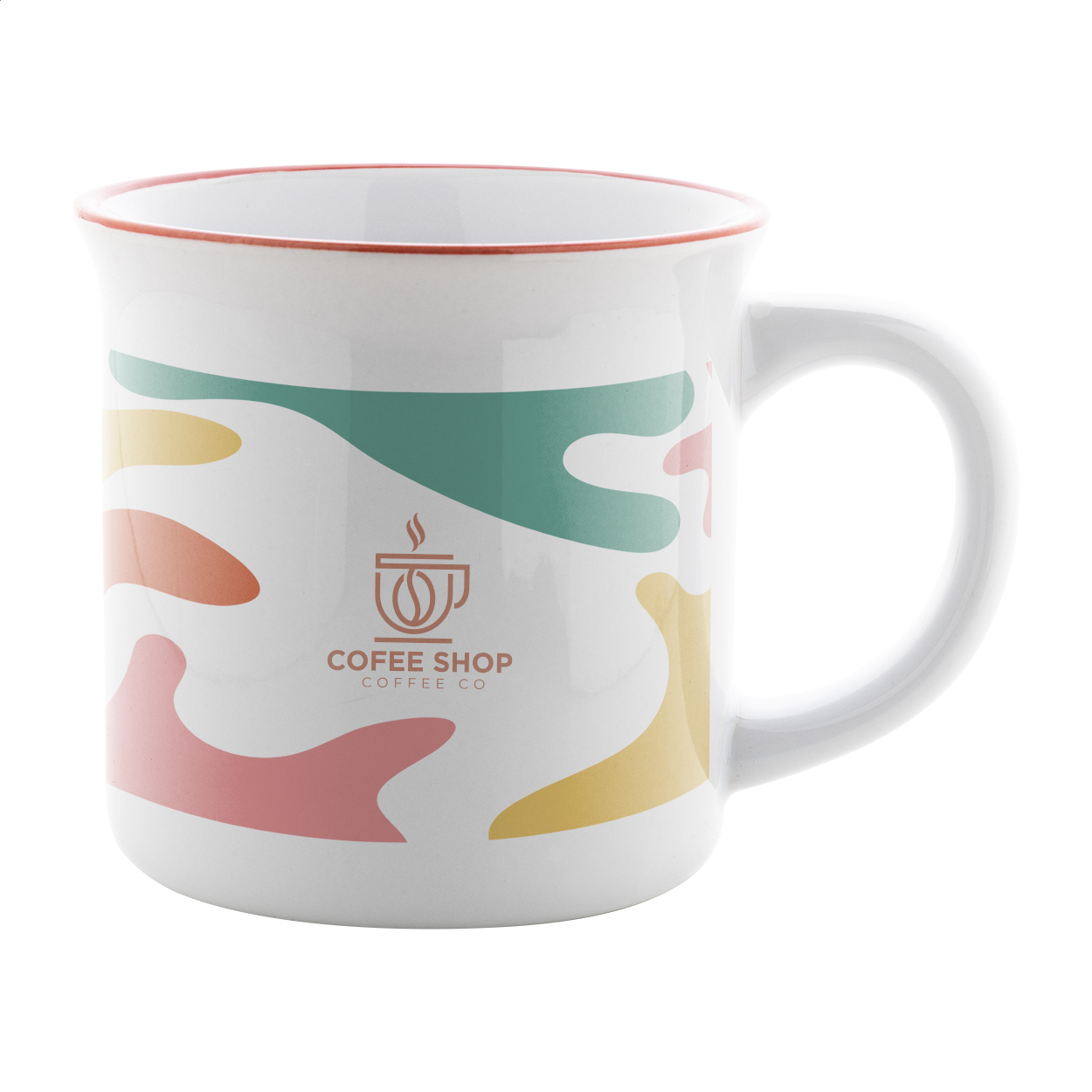 Taza Vintage Sublimación Arcoíris - Lucillos