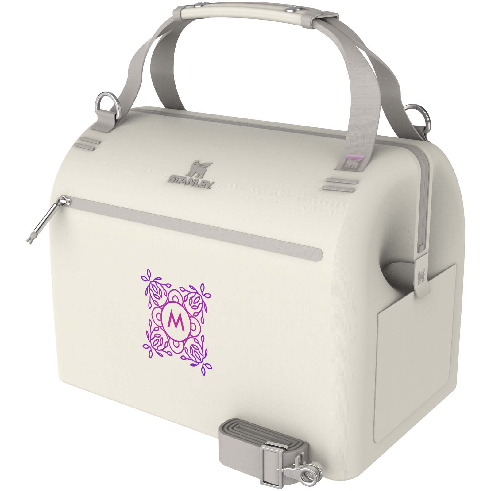 Bolsa Nevera Reciclada Máxima Capacidad 20 Latas - Belvís de la Jara impreso con logotipo