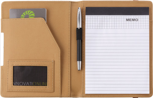 Carpeta de conferencias de corcho con bloc de notas y bolsillos - Torres