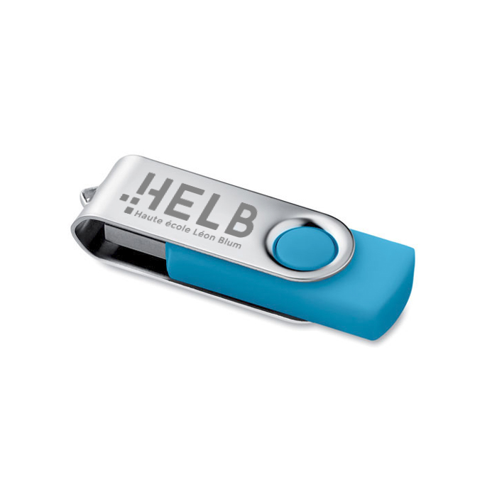 Memoria USB de 8GB con cubierta protectora de metal - Rincón de la Victoria