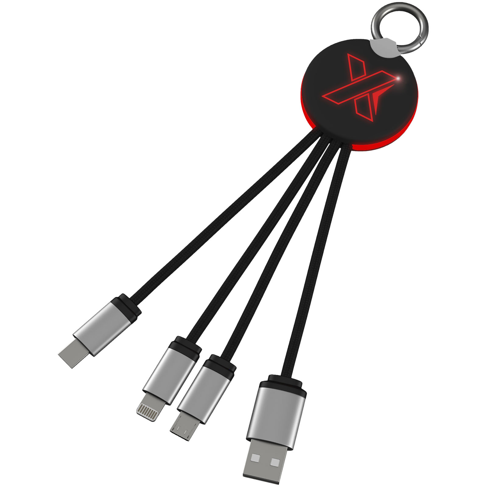 Cable de carga EcoCharge con triple conector - Burbage - Nombela