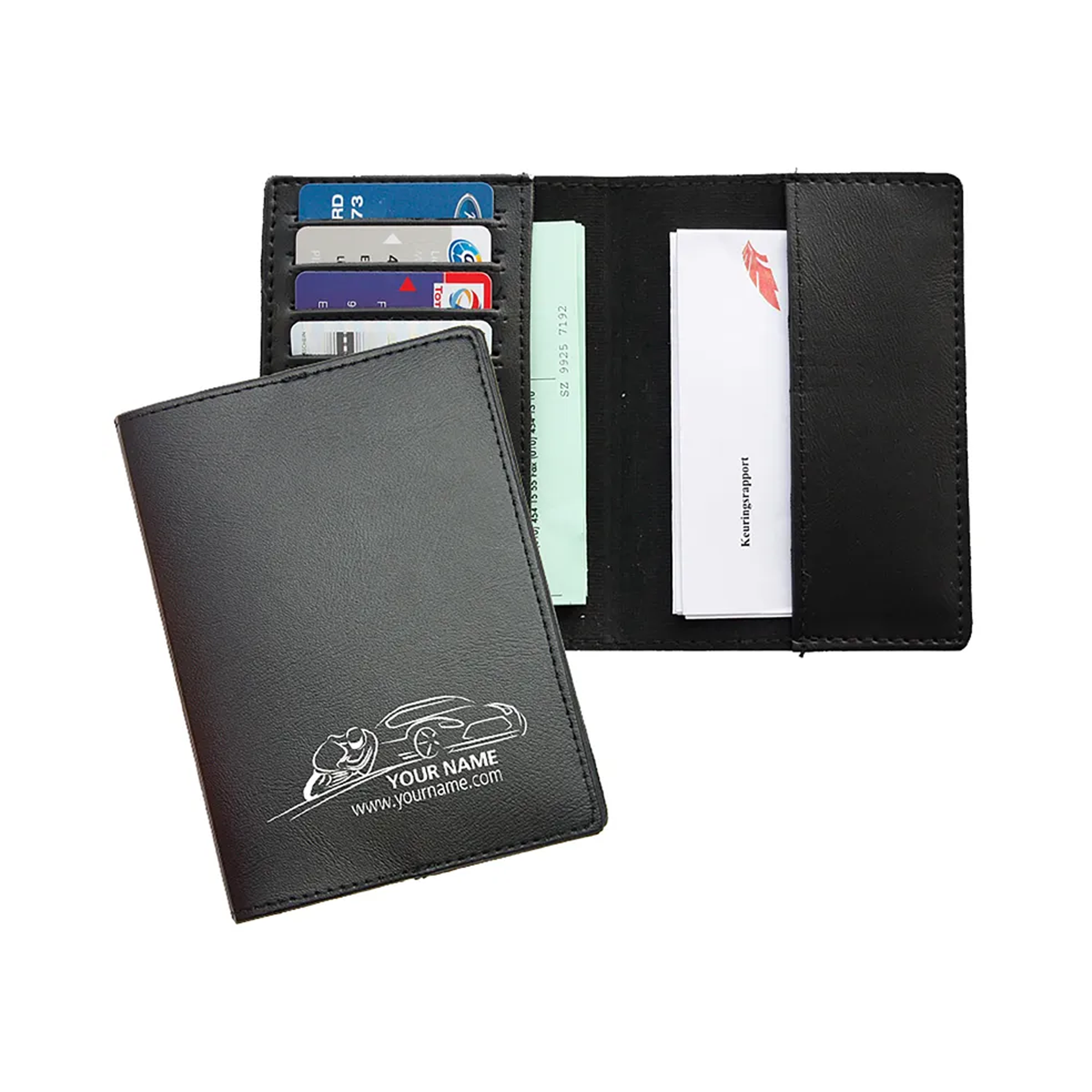 Estuche de Tarjetas de Matrícula Lujo - El Pedroso impreso con logotipo