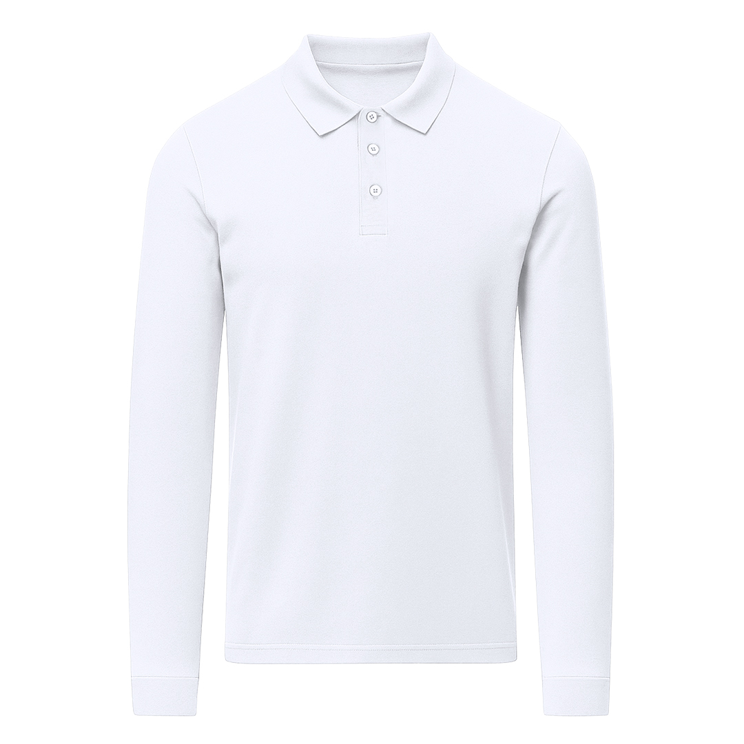 Polo blanco para adultos Charlot