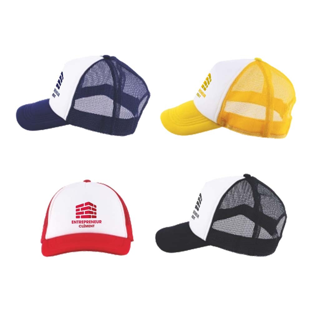 Gorra de camionero de 5 paneles con correa de plástico - Argamasilla de Calatrava