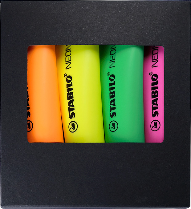 Set de 4 subrayadores STABILO® NEON - Santa Coloma de Gramanet
