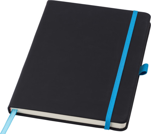 Cuaderno A5 de cuero PU con banda elástica y marcador de cinta - Deià