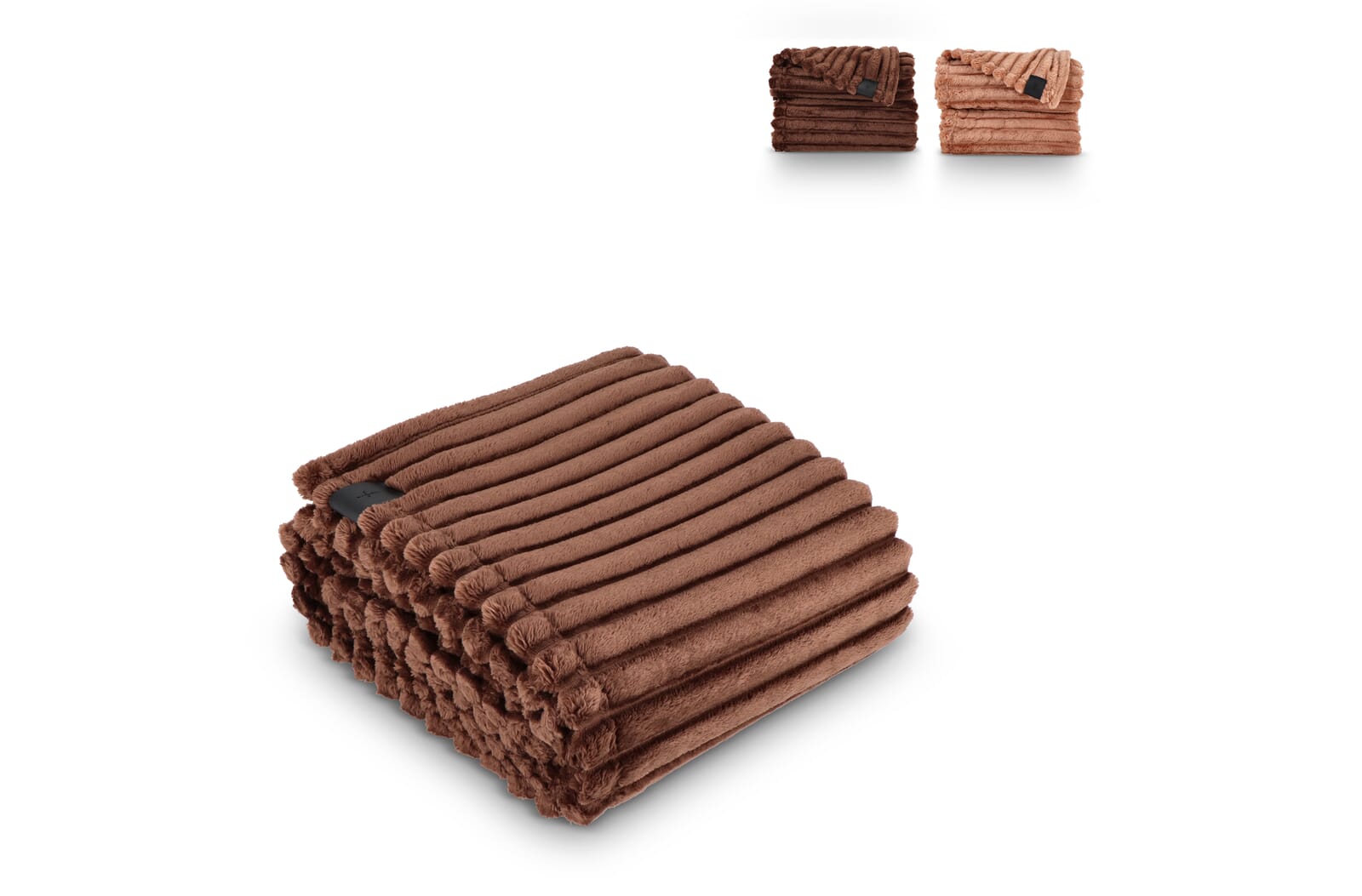 Manta de forro polar reciclada Sagaform Esther 130 x 170 cm