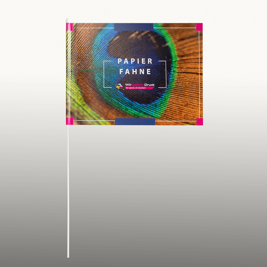 Bandera de Papel Premium - Alborge impreso con logotipo