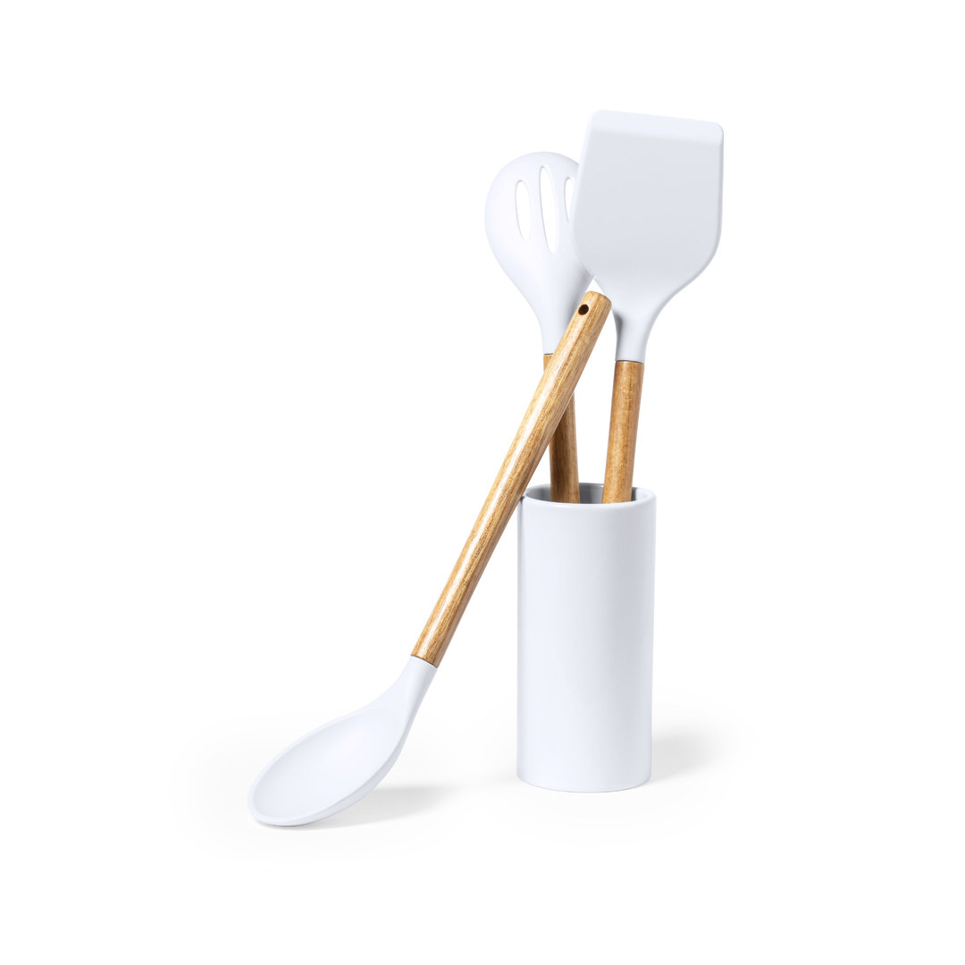 Acacia wood cooking set - Torres de Alcanadre
