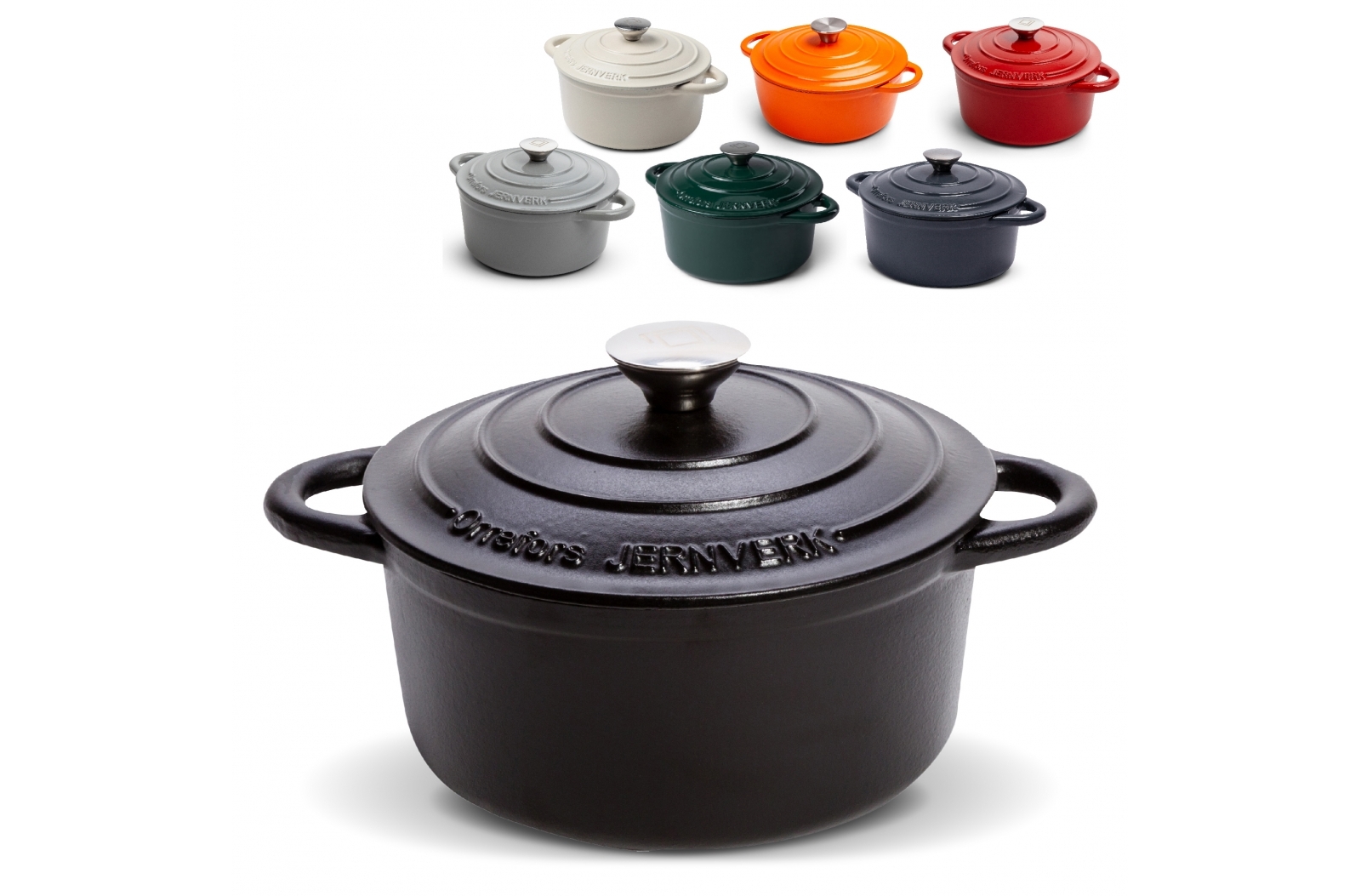 Sartén de hierro fundido esmaltado sueco - - Artés