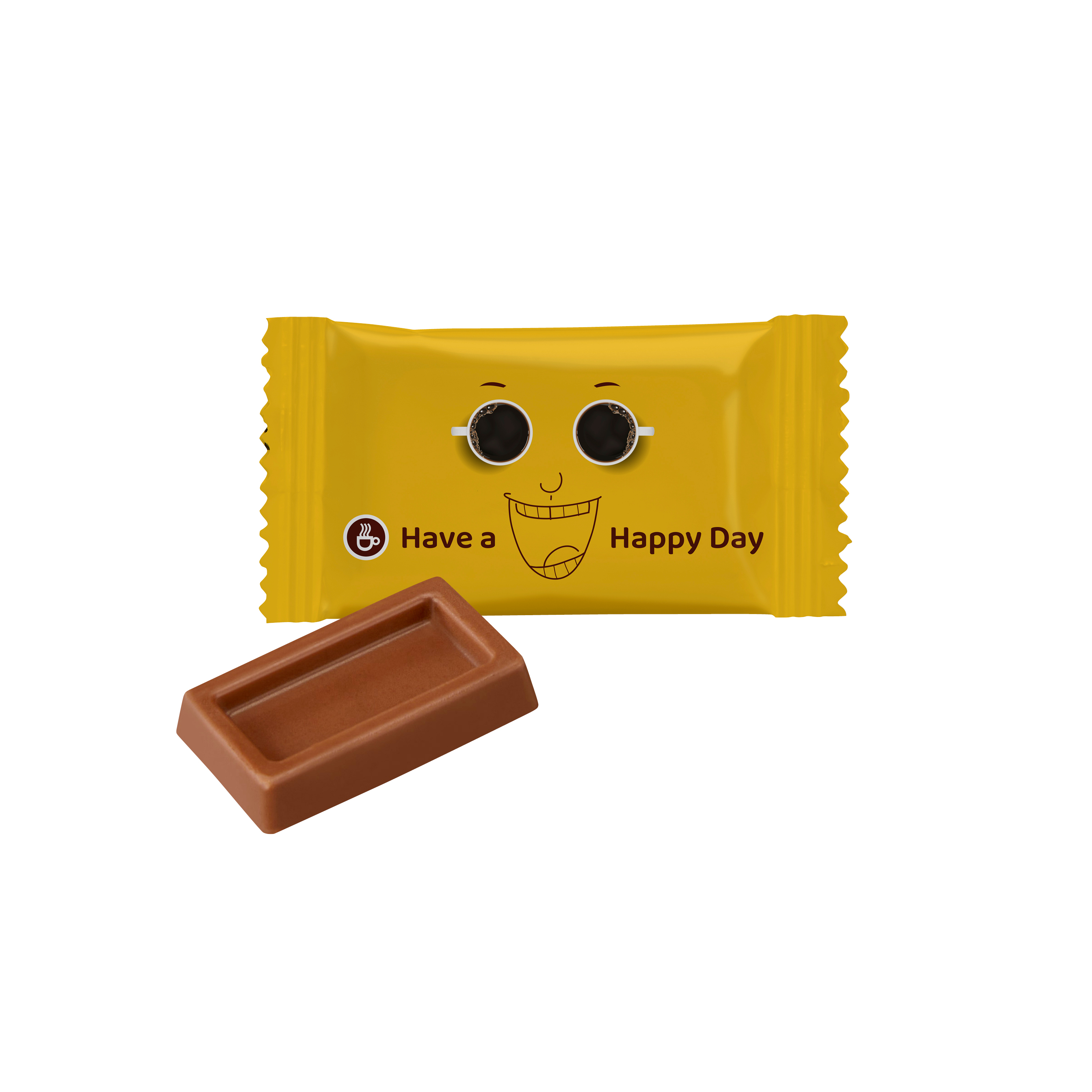 Barra de Chocolate Premium en Flowpack - Fernán Caballero impreso con logotipo