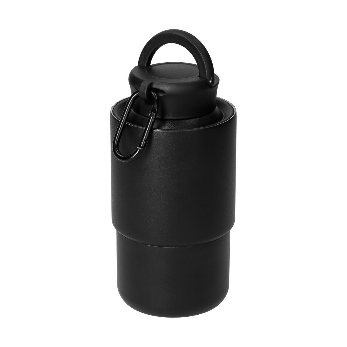 Taza de acero inoxidable con mosquetón 'Trail'