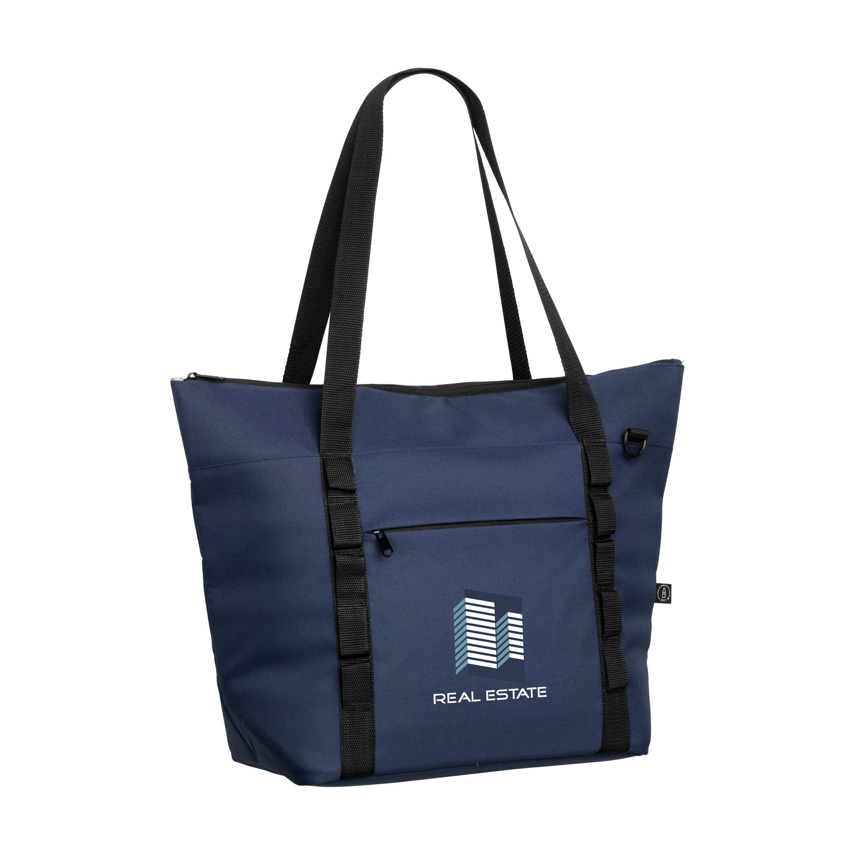 Bolsa Nevera Reciclada Alpina - Belvís de la Jara impreso con logotipo