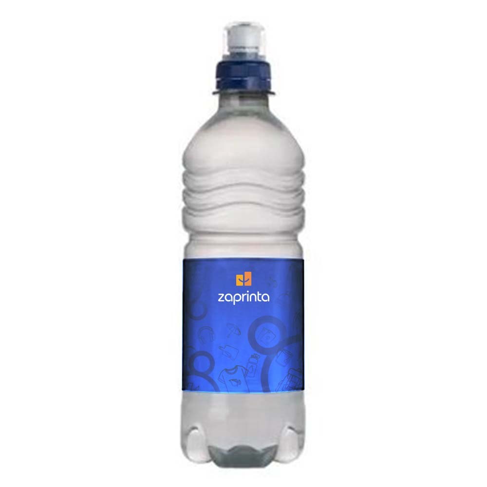 Botella Transparente de Agua de Manantial de 500ml con Tapa de Rosca - Castejón del Puente