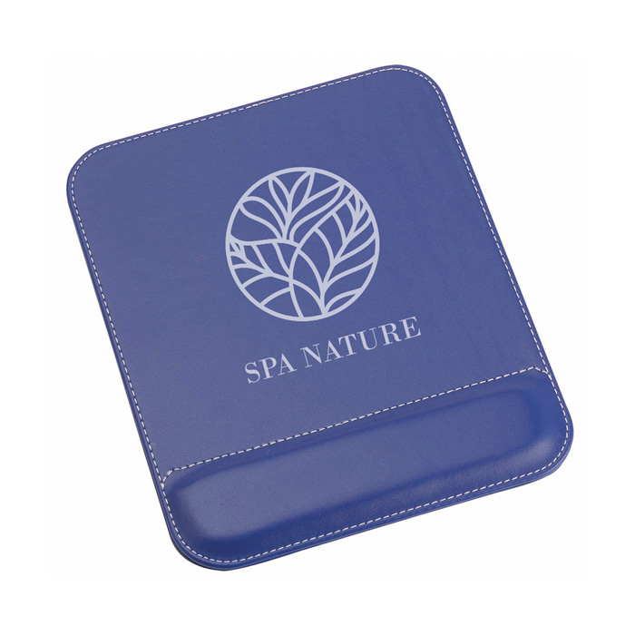 Alfombrilla de ratón de cuero PU con reposamuñecas - Pastriz