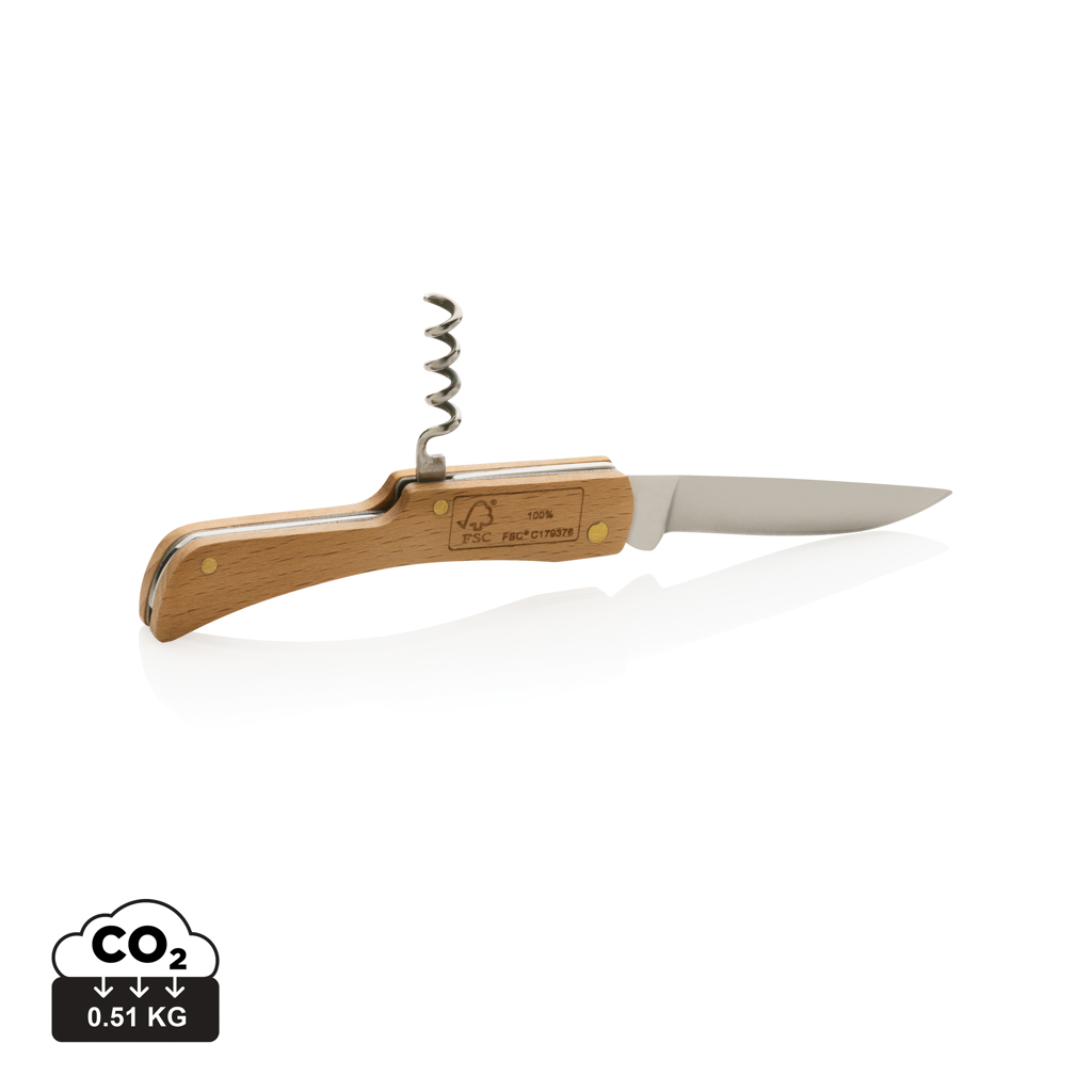 Cuchillo Plegable de Madera de Haya - Biddenden - Villarroya