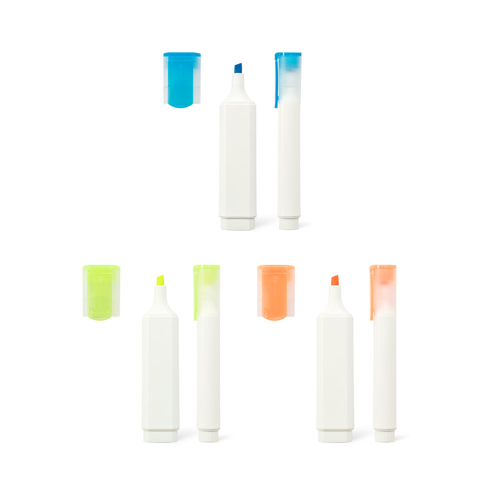 FLETCHER. Rotulador PP con acabado brillante