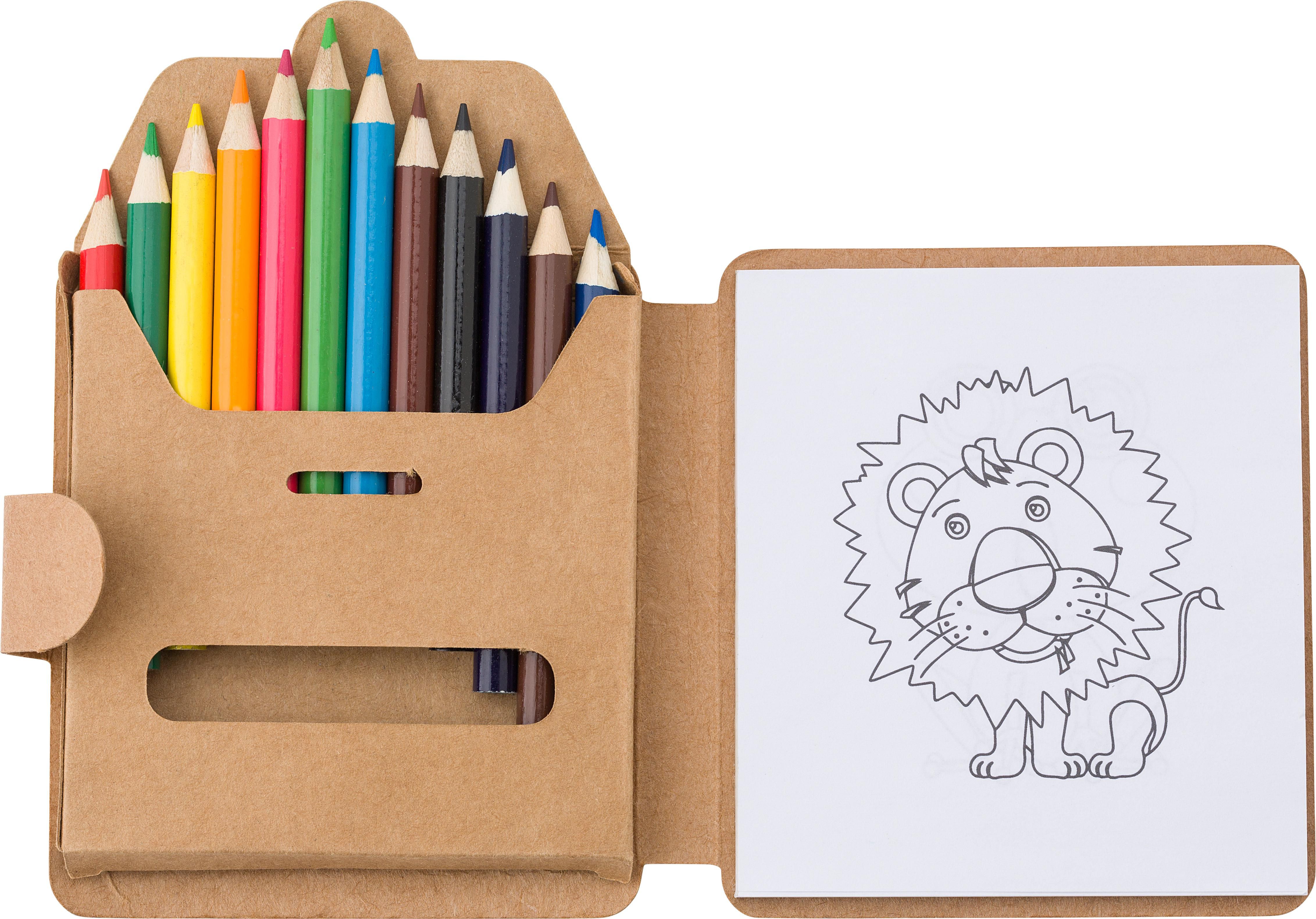 Set de colorear EcoArte - Sant Cugat Sesgarrigues impreso con logotipo