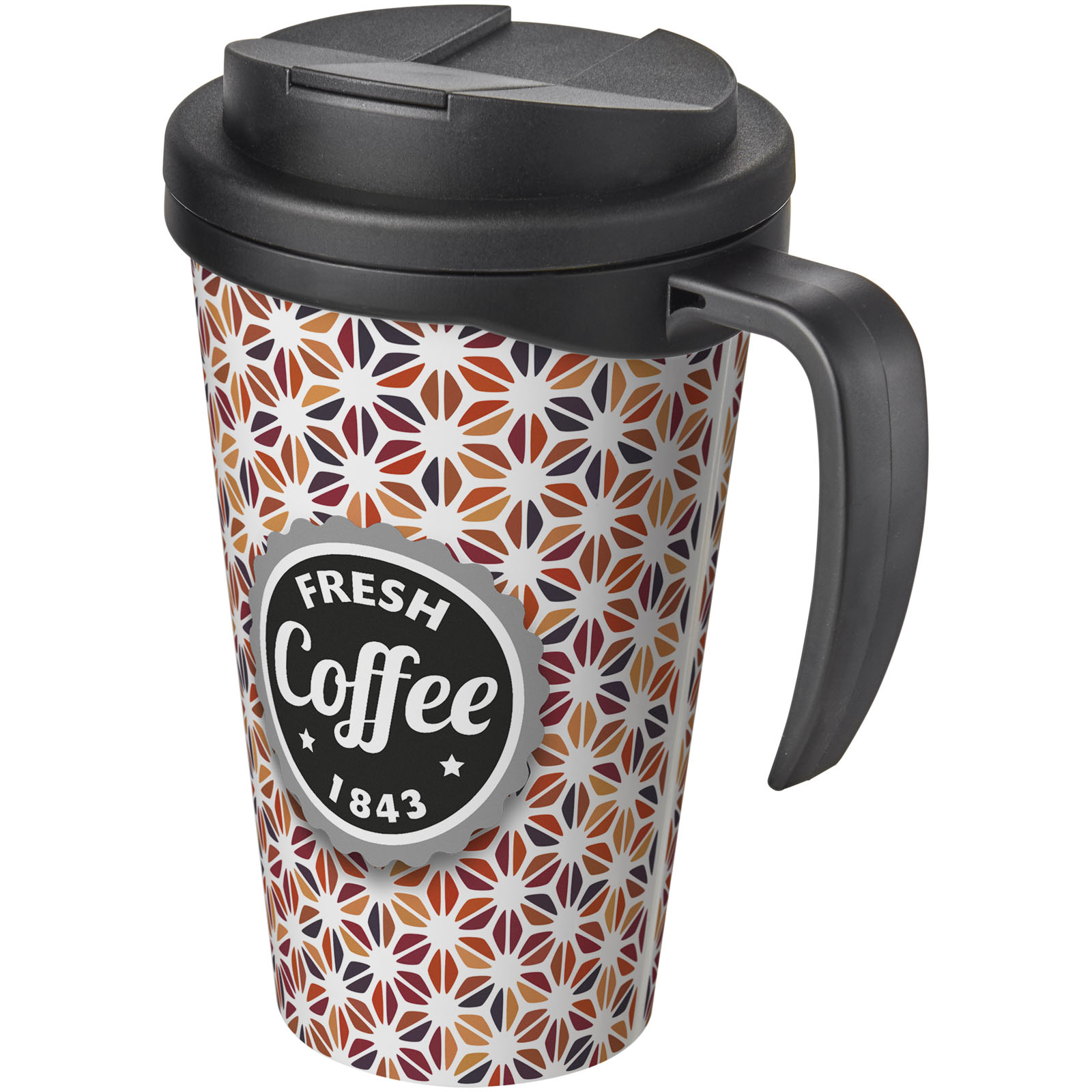 Taza de Plástico Reciclado con Doble Pared Aislante 350ml - Carballo