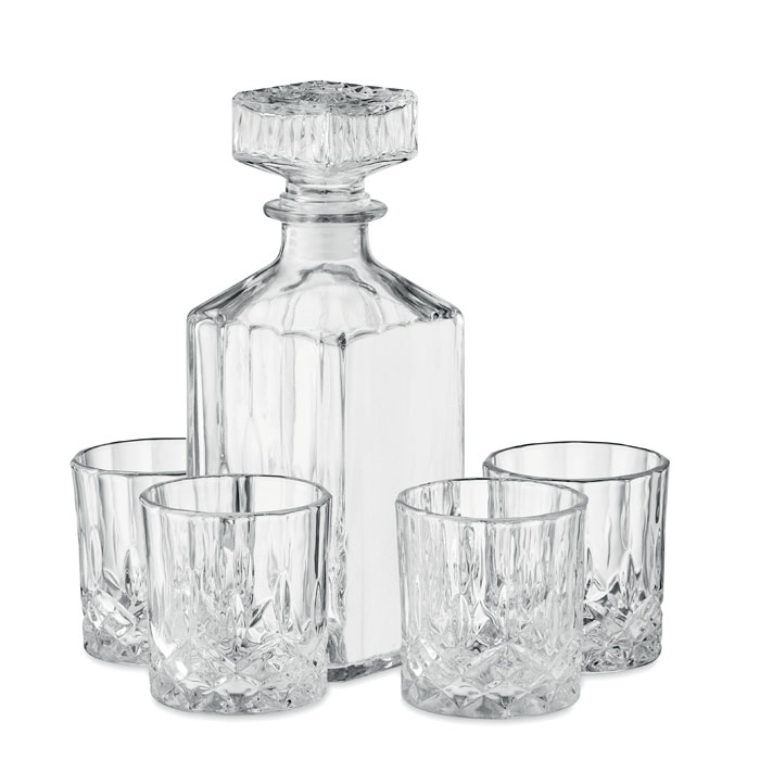 Juego de Decantador y Vasos de Cristal de Lujo - Benamocarra