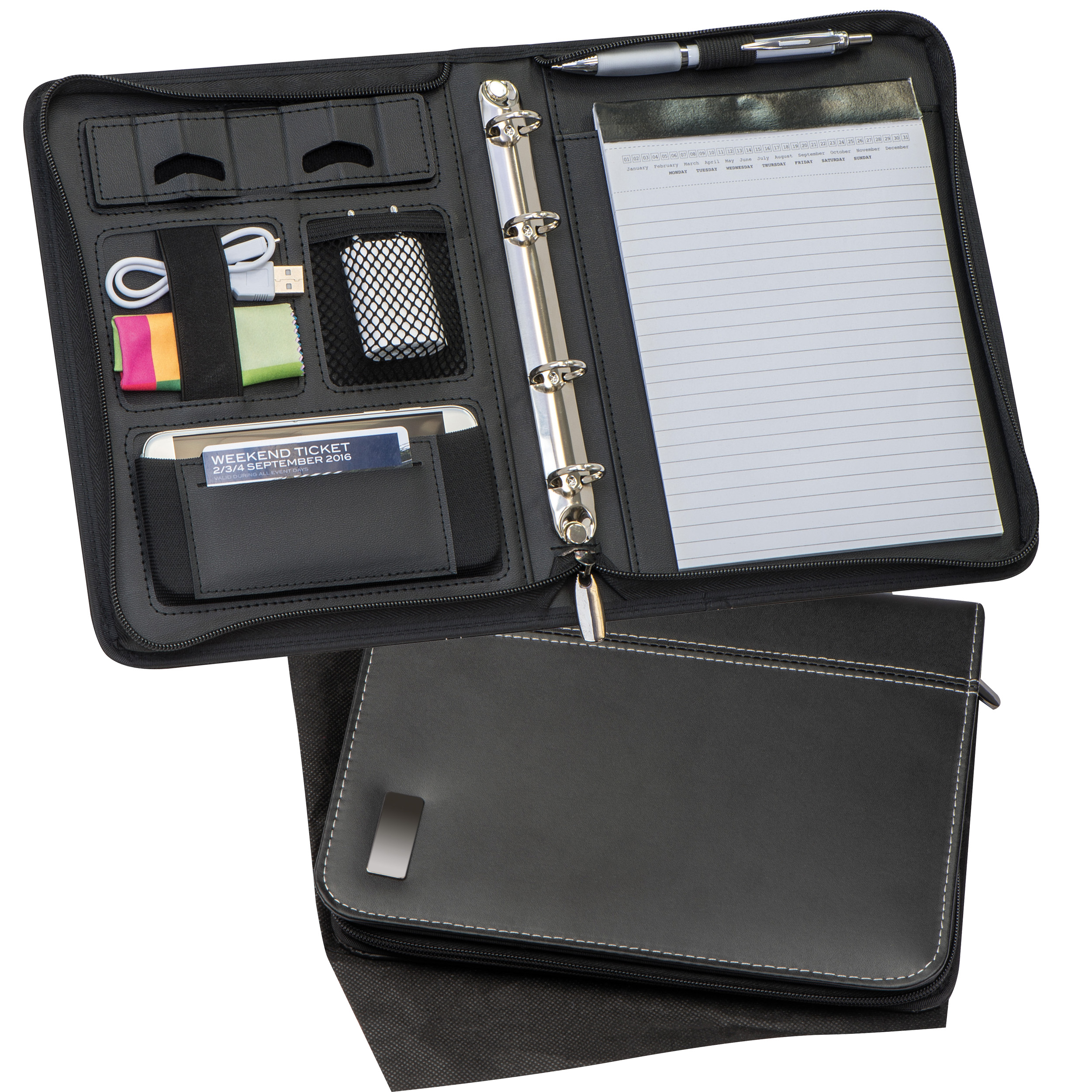 Organizador Ejecutivo de Cuero - Ayot Verde - Aznalcóllar