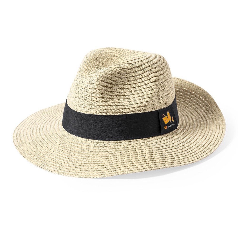 Sombrero Sintético de Ala Ancha Ajustable - Boiro