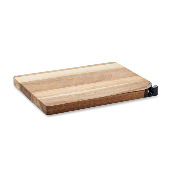 Tabla de cortar de madera de acacia con afilador de cuchillos - Ashbocking - Moneva