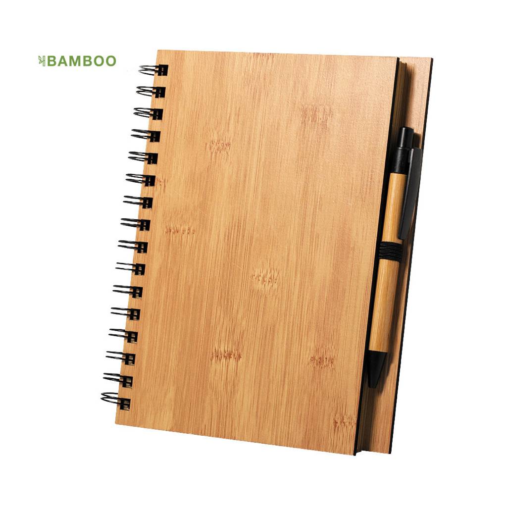 Set Eco-Amigable de Cuaderno de Bambú y Bolígrafo - Malgrat de Mar
