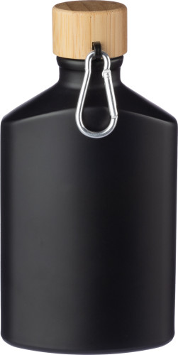 Botella de Aluminio Reciclado con Tapa de Bambú - Cerdido