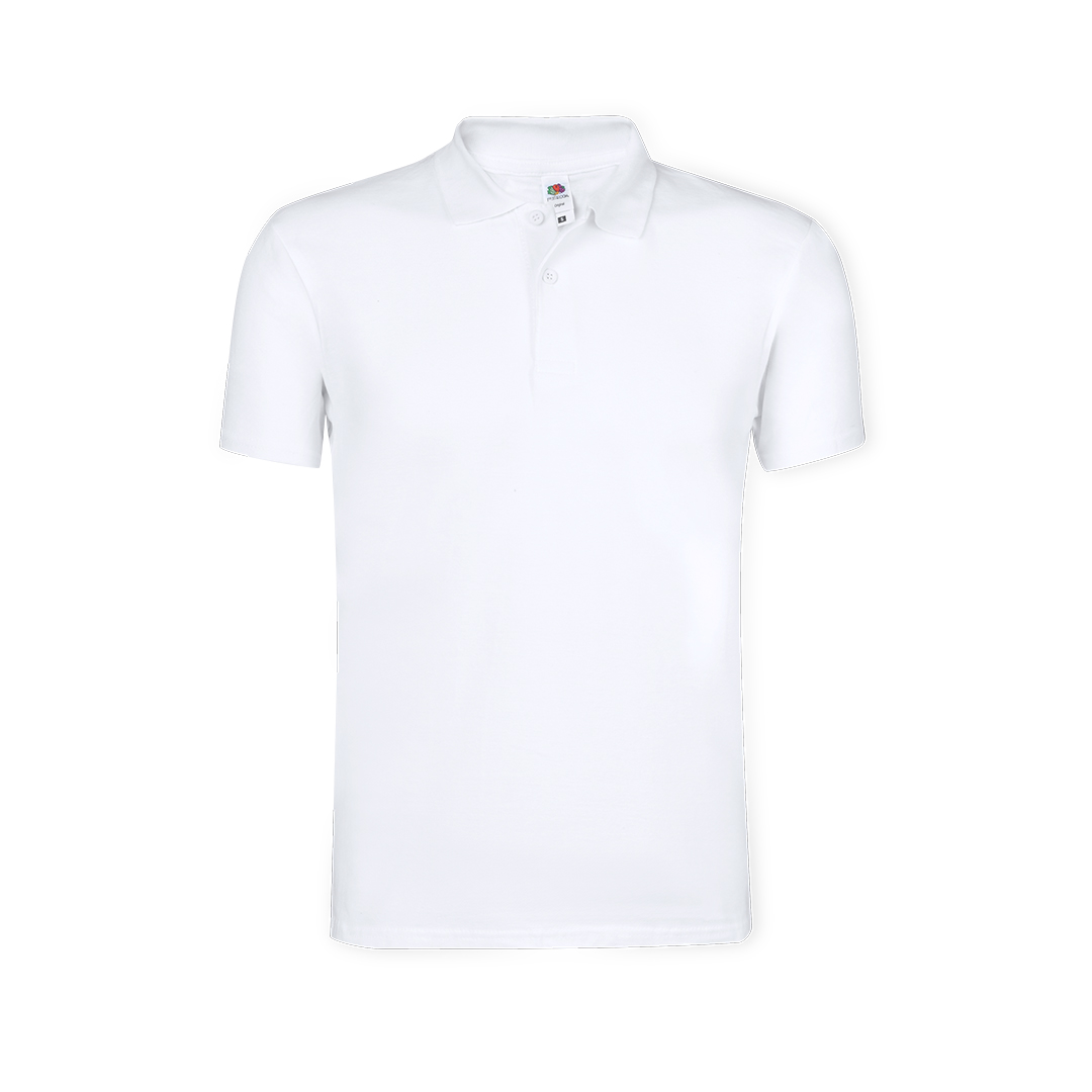 Polo Blanco Clásico para Adultos - Plenas bedrukken met logo