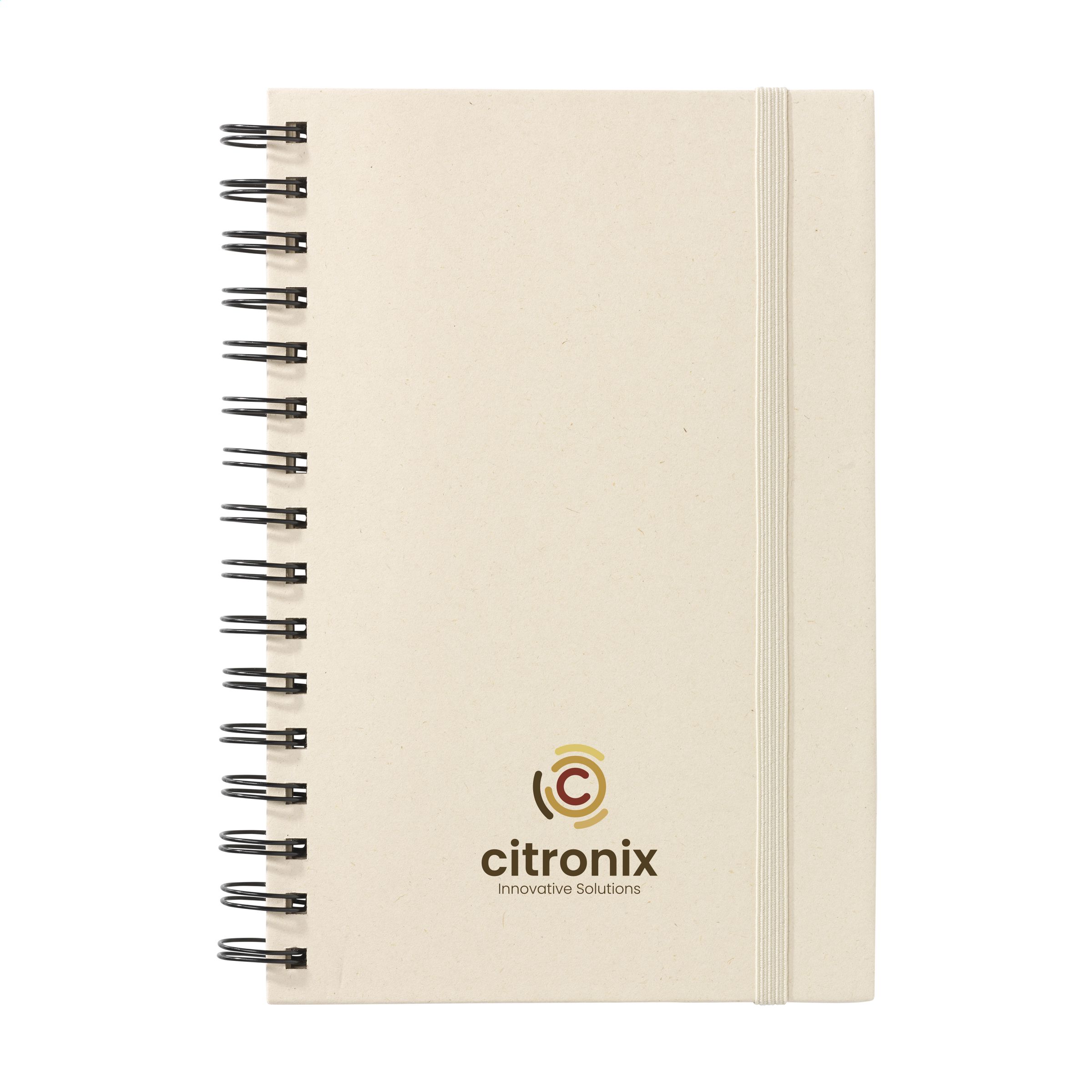 Cuaderno Ecológico de Bagazo de Caña de Azúcar A5 - Rubió impreso con logotipo
