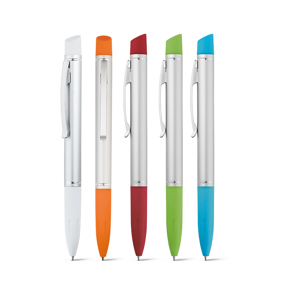 bolígrafo hecho de aluminio con revestimiento de goma - Piddington - Tolva