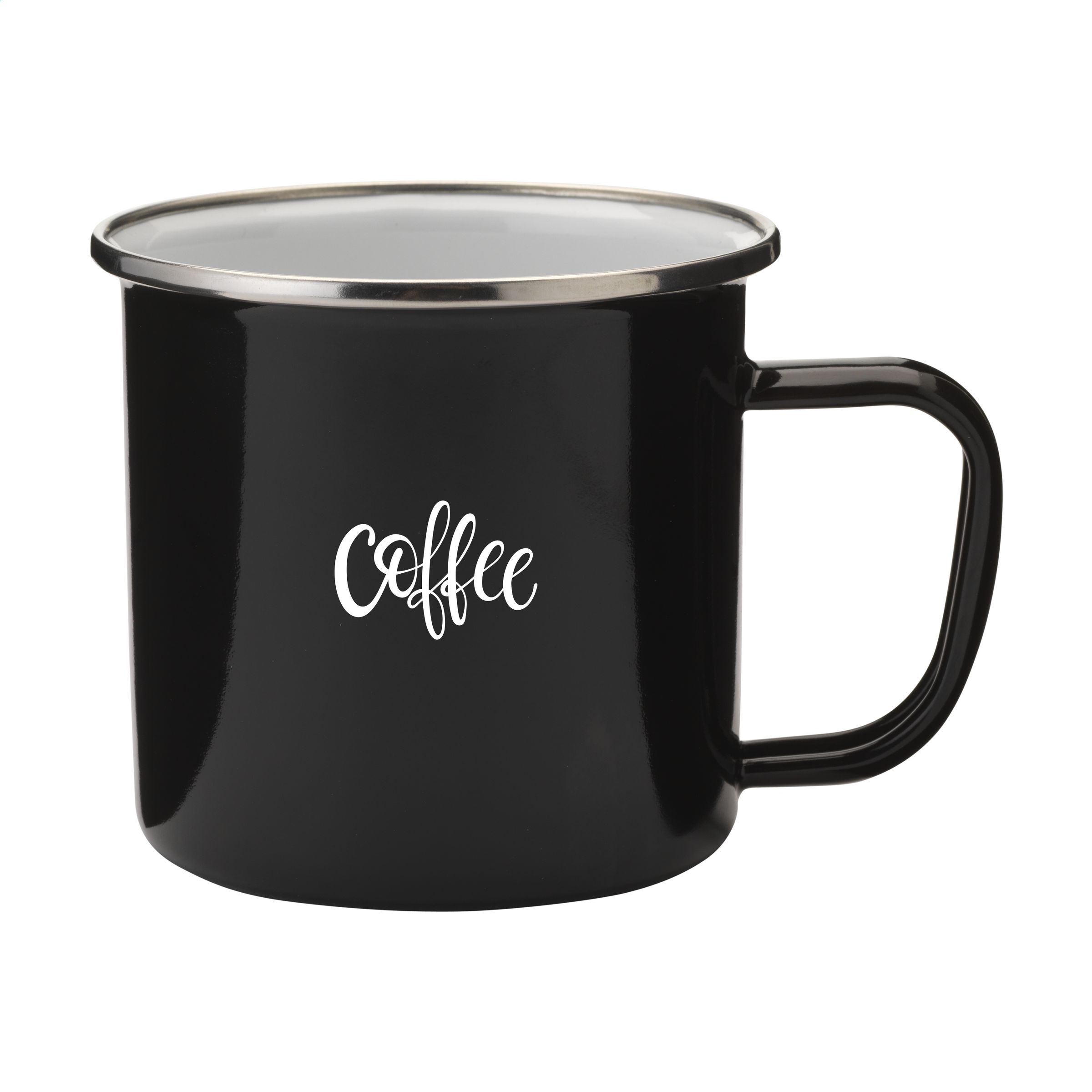 Taza de Esmalte Plateado Retro 350ml - Bagà