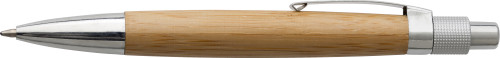 Bolígrafo de Bambú con Clip de Metal y Partes de ABS - Winterbourne Monkton - Valdemadera