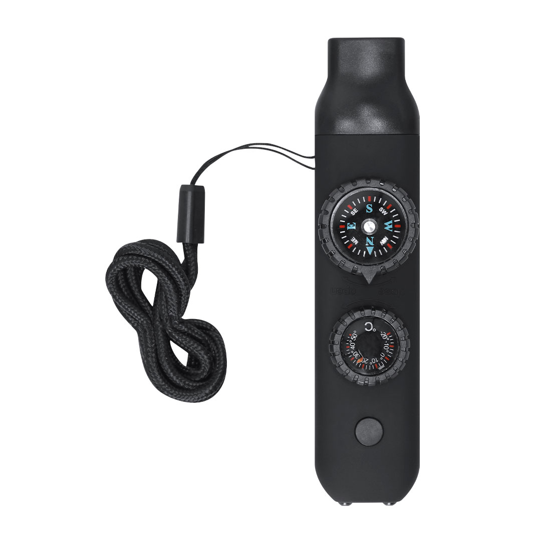 Silbato de Supervivencia Multifunción - Puertollano impreso con logotipo