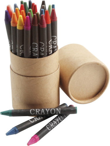 Tubo de Cartón Reciclable con Crayones - Peal de Becerro