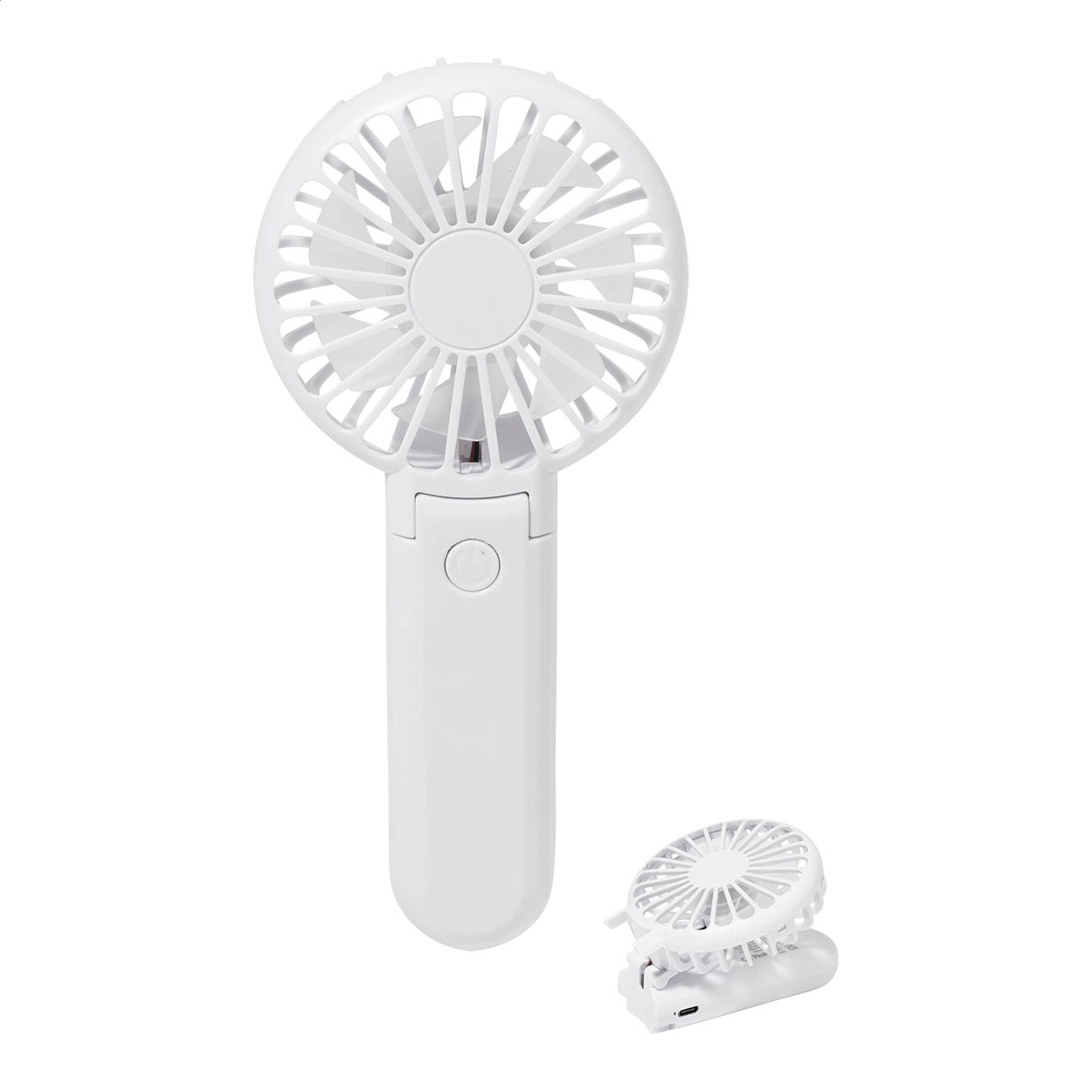 Ventilador EcoBreeze Recargable - Zas impreso con logotipo
