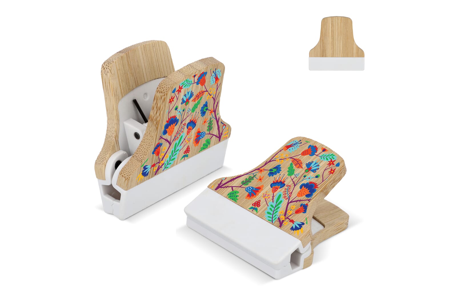 Clip Magnético de Bambú - Pedrola