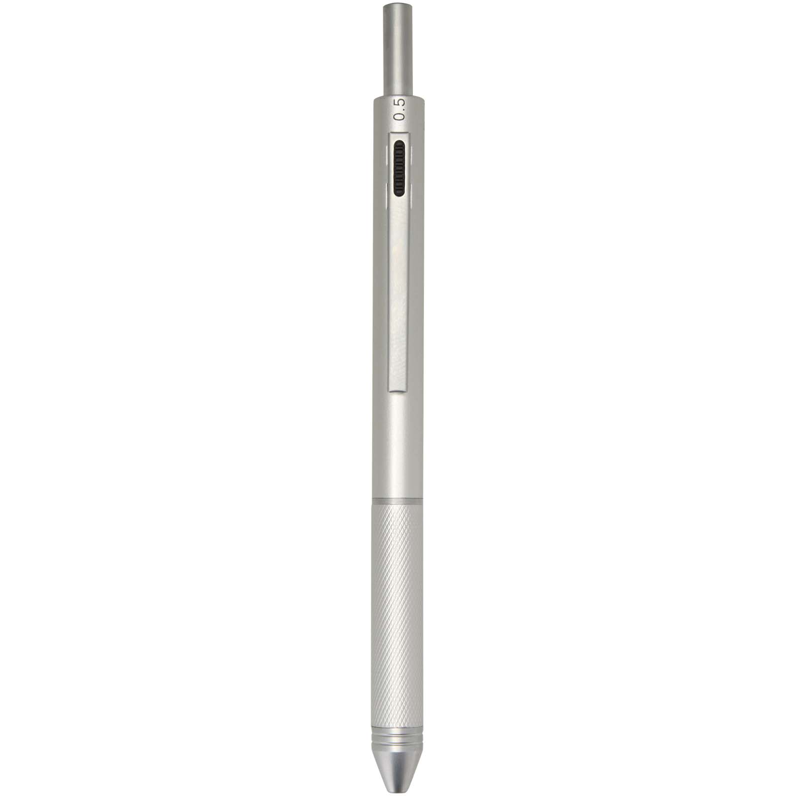 Bolígrafo de acero inoxidable reciclado 4 en 1 Tine RCS