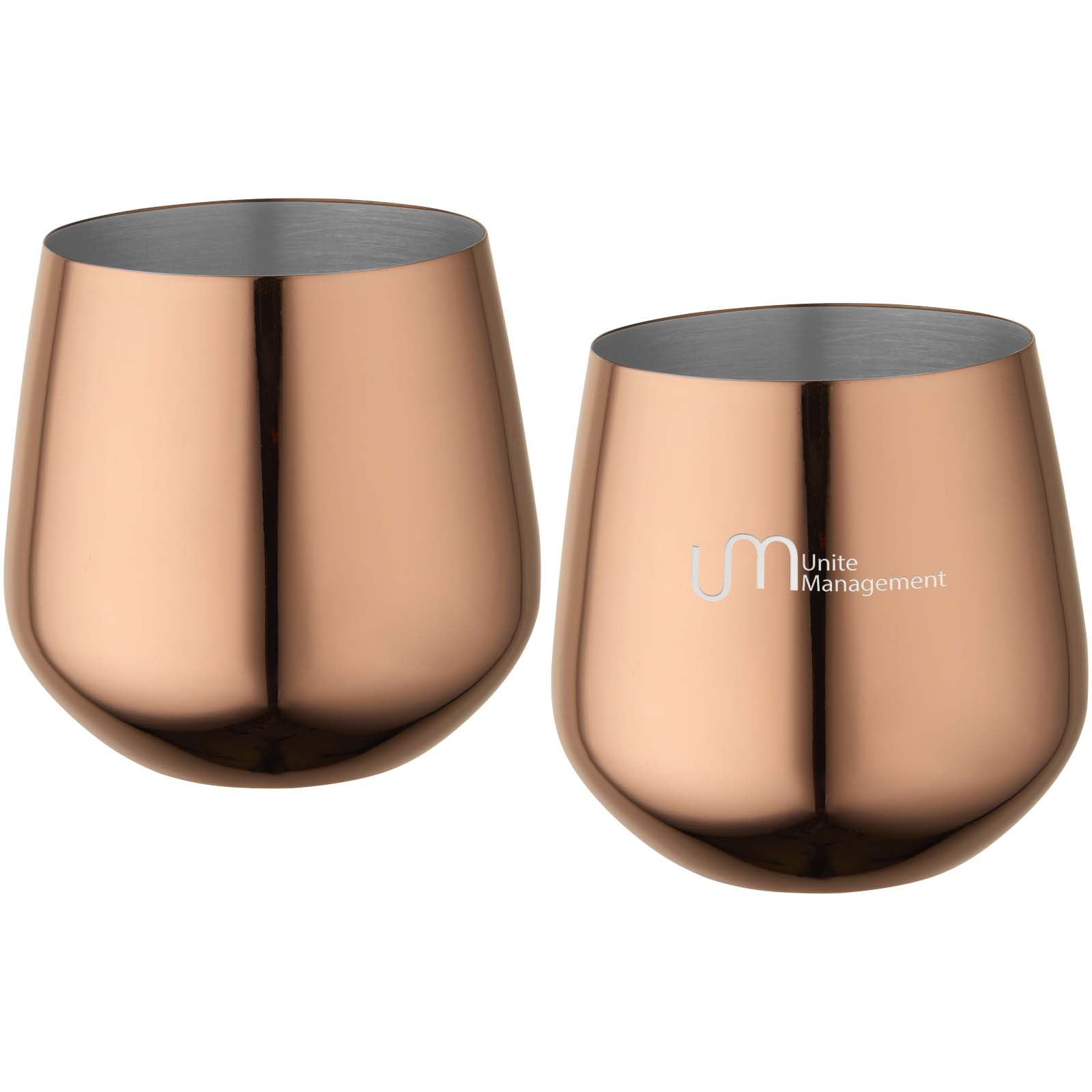 Juego de vasos Cascade de acero inoxidable de 540 ml