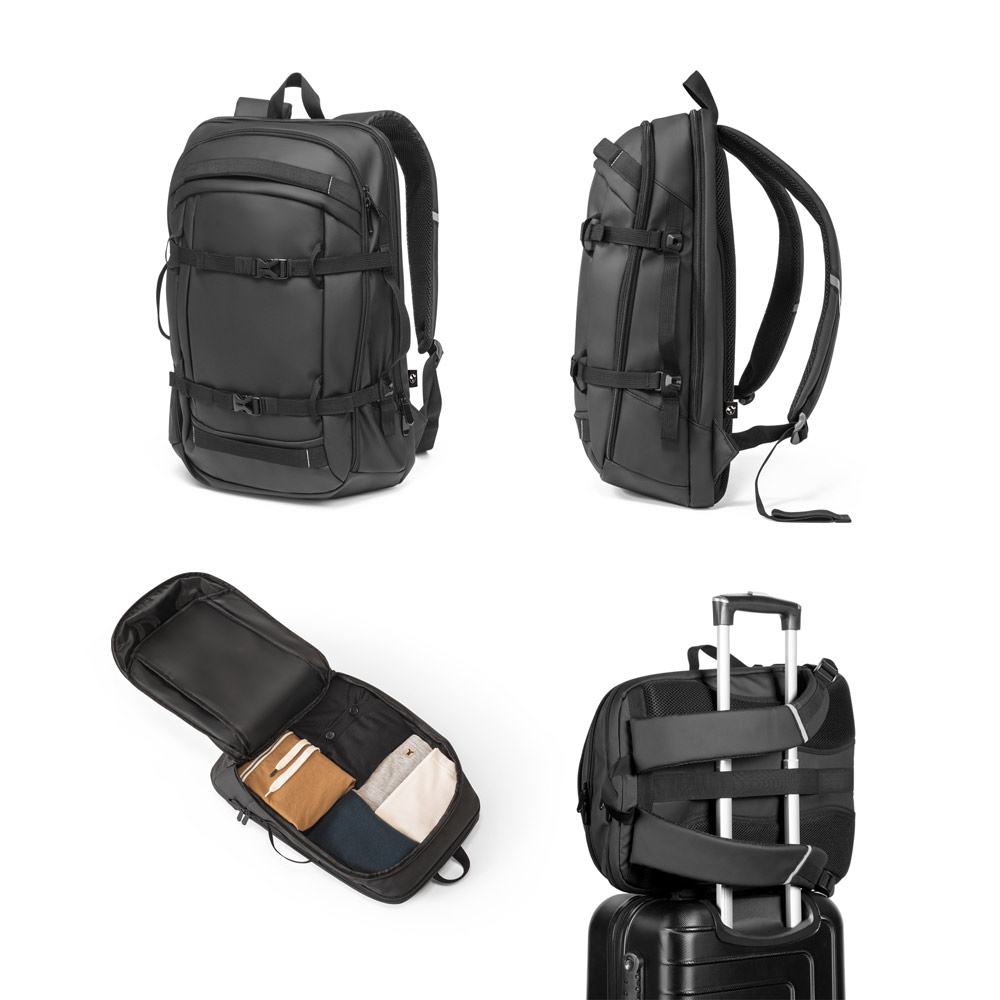 Mochila Resistente y Reciclada para Portátil - Tarazona impreso con logotipo