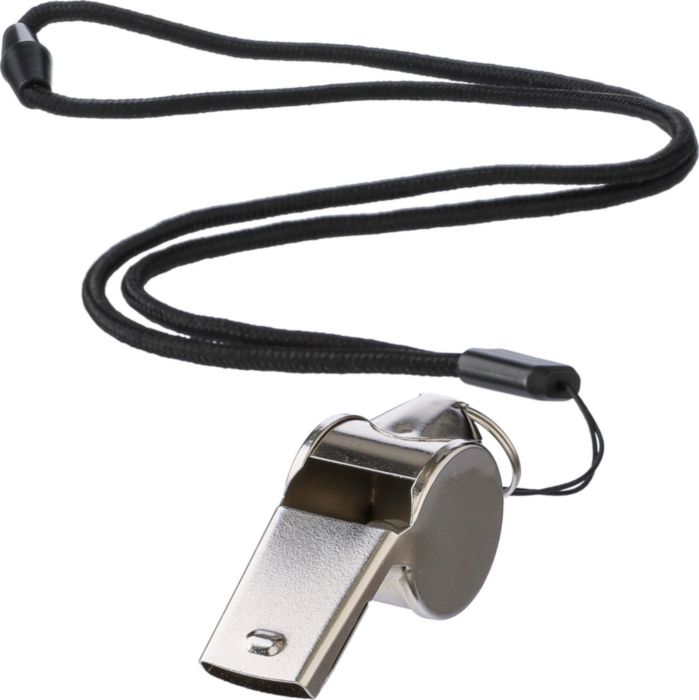 Silbato de Metal con Cordón - Santo Domingo de la Calzada