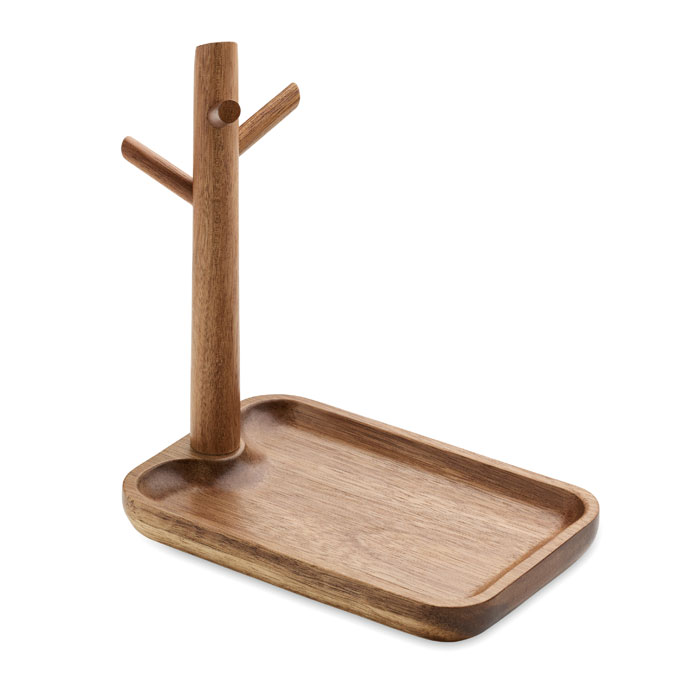 Llaveros de madera de acacia