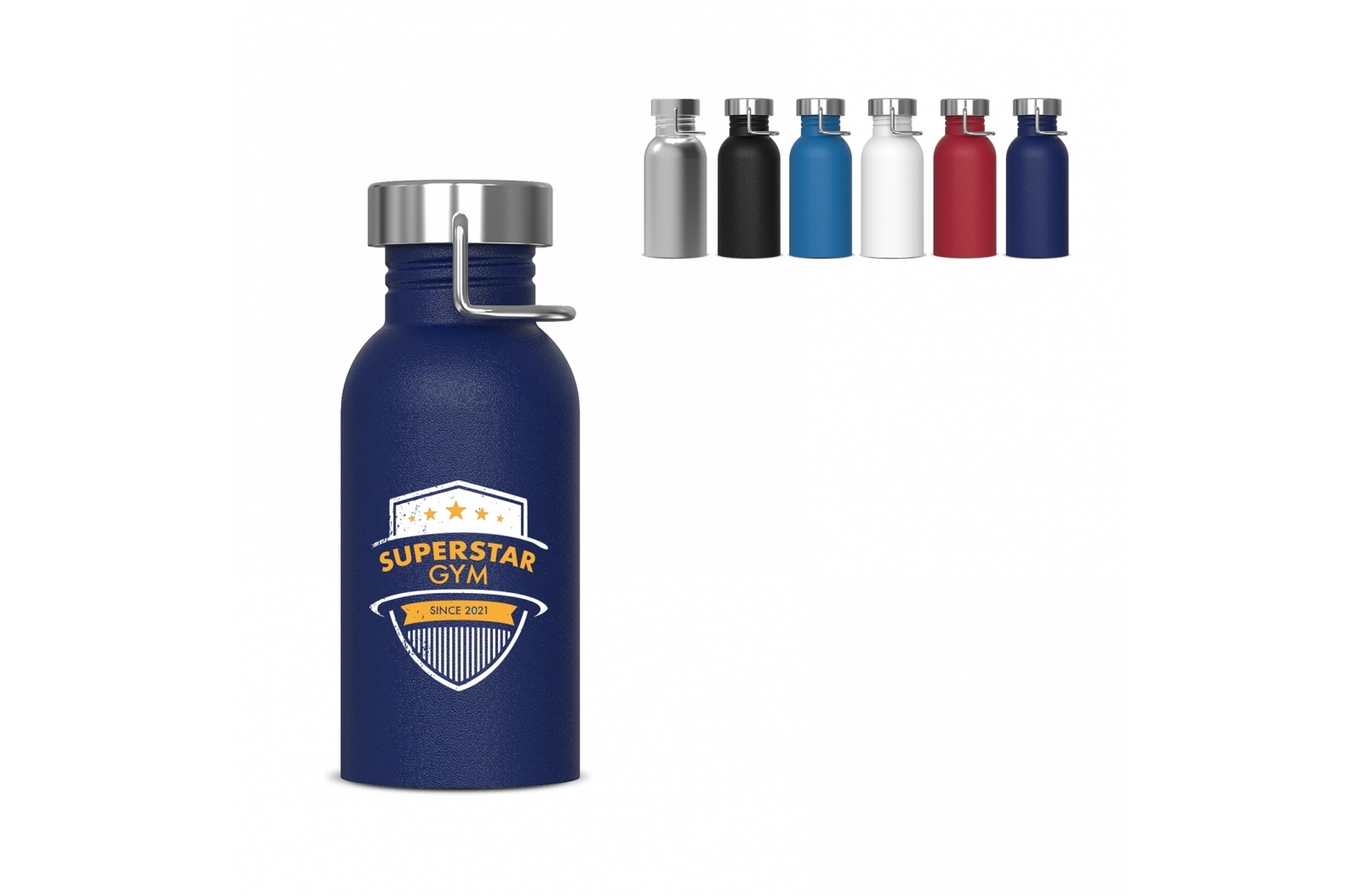 Botella de Agua a Prueba de Fugas de Acero Inoxidable 500ml - Campins