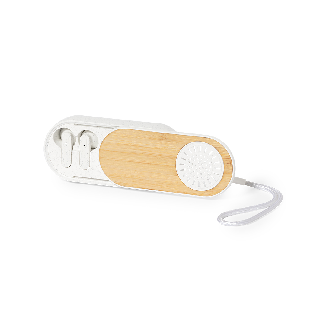 Auriculares Bluetooth de Bambú - Arjonilla