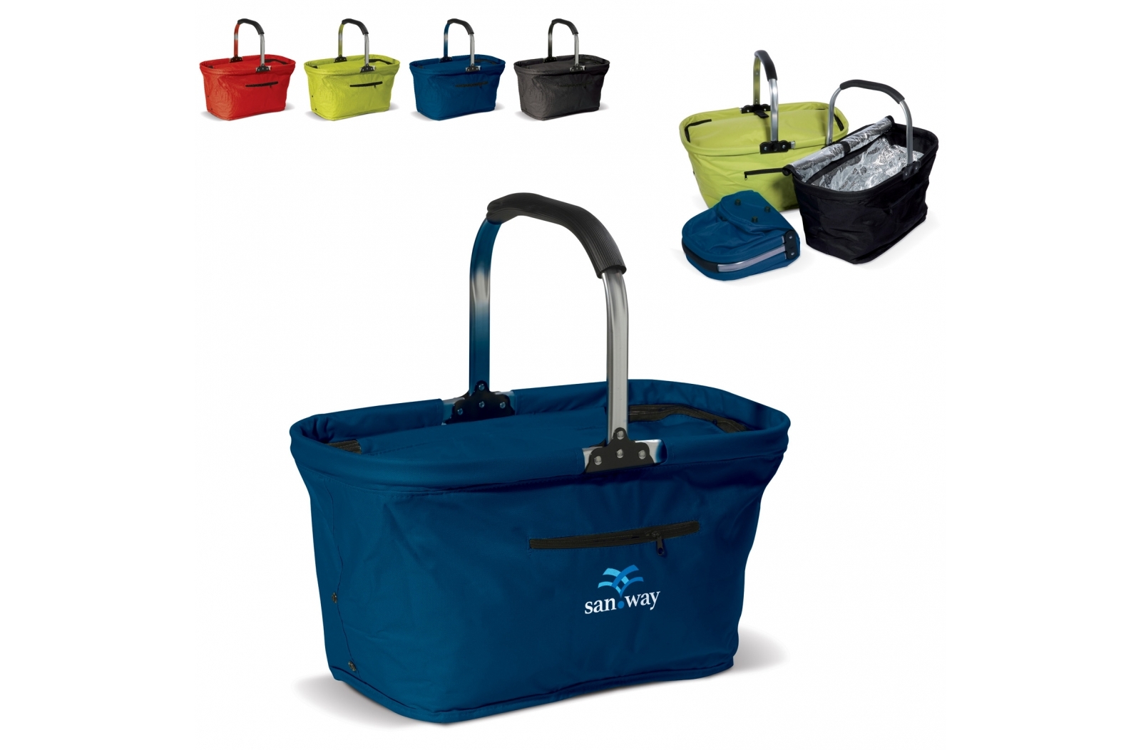 Cesta de Picnic Plegable con Bolsa de Enfriamiento - La Muela