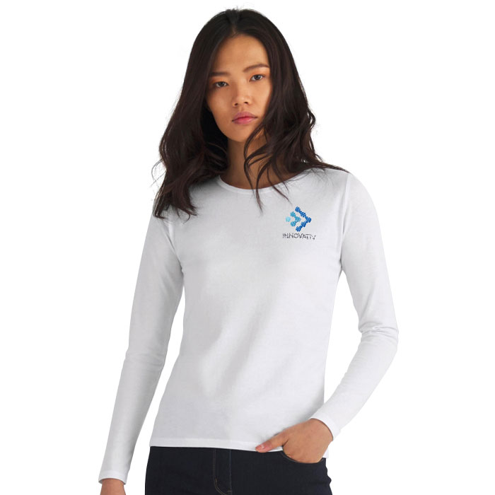 Camiseta de algodón con cuello redondo - Vallgorguina