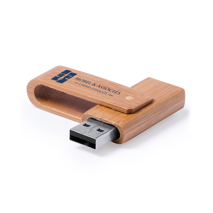 Memoria USB de Madera de Bambú de 16GB - Palma