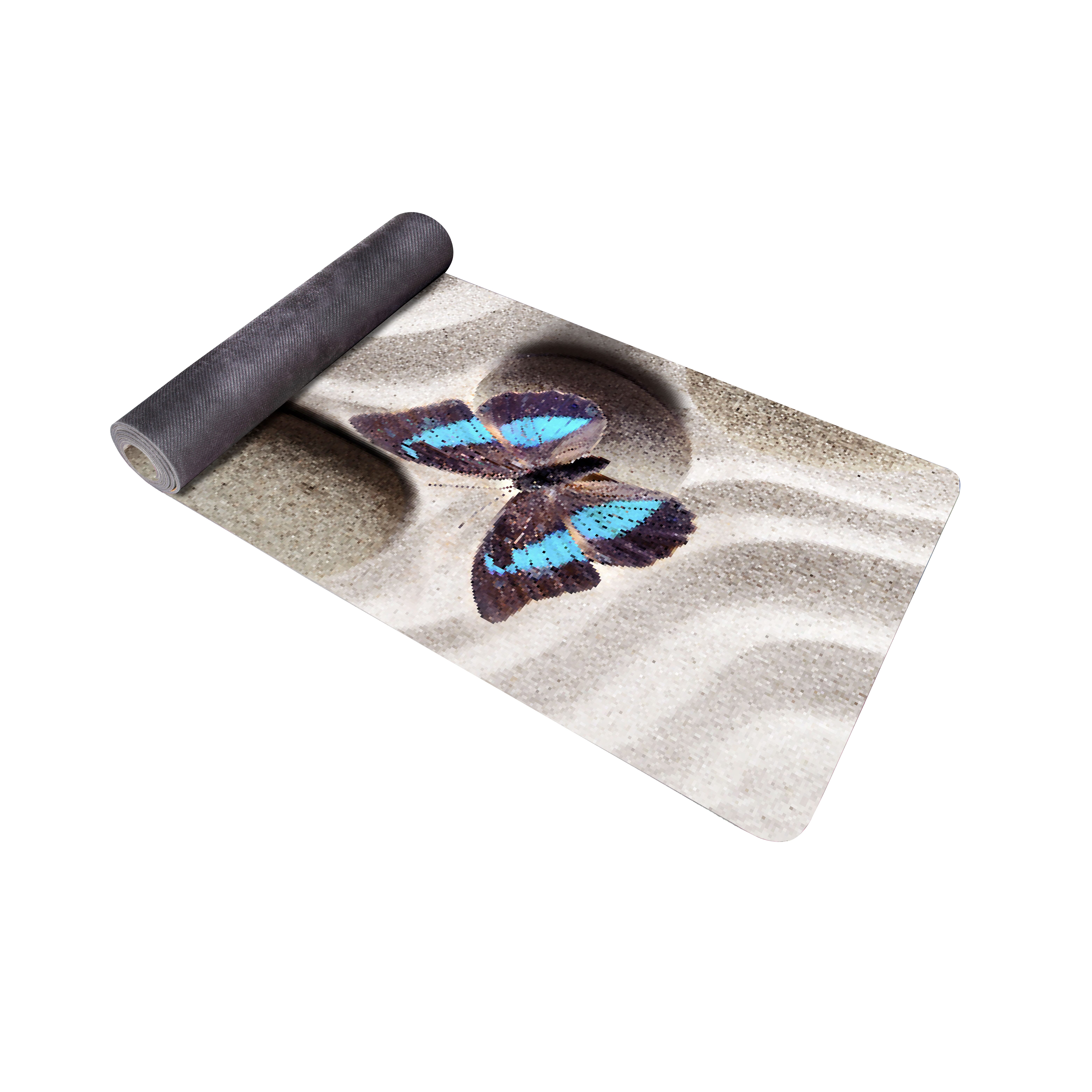 Alfombra de Yoga Resistente Mariposa - Torralba de Ribota