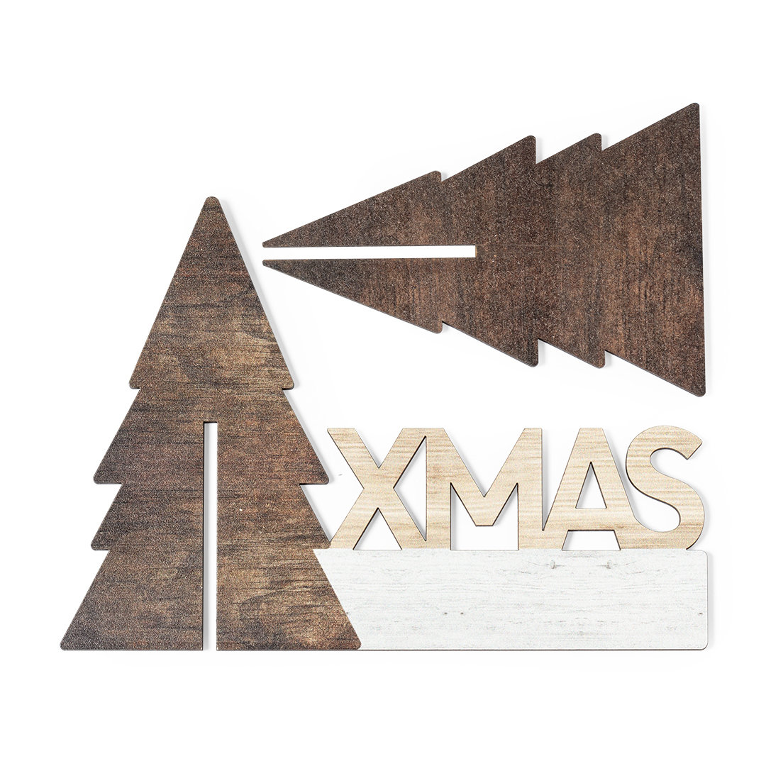 Decoración de Árbol de Navidad de Madera - Bisley - Higuera de Calatrava